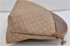 Authentic CELINE Macadam Blason Pattern Clutch Bag Purse PVC Leather Beige 0137D