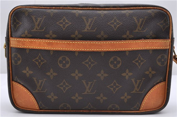 Auth Louis Vuitton Monogram Trocadero 27 Shoulder Cross Bag M51274 LV Junk 0138D