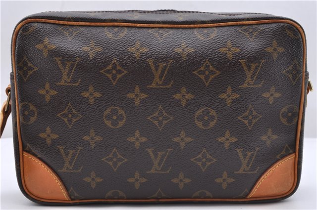 Auth Louis Vuitton Monogram Trocadero 27 Shoulder Cross Bag M51274 LV Junk 0138D