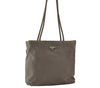 Authentic PRADA Nylon Tessuto Shoulder Tote Bag Purse Khaki Green 0138E