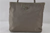Authentic PRADA Nylon Tessuto Shoulder Tote Bag Purse Khaki Green 0138E