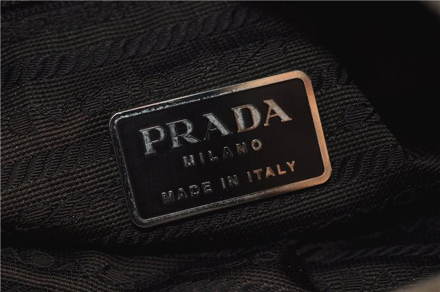 Authentic PRADA Nylon Tessuto Shoulder Tote Bag Purse Khaki Green 0138E