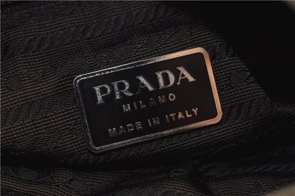 Authentic PRADA Nylon Tessuto Shoulder Tote Bag Purse Khaki Green 0138E