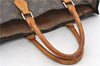 Authentic Louis Vuitton Monogram Sac Plat Hand Bag M51140 LV 0139D