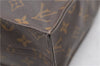 Authentic Louis Vuitton Monogram Sac Plat Hand Bag M51140 LV 0139D