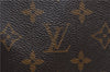 Authentic Louis Vuitton Monogram Sac Plat Hand Bag M51140 LV 0139D