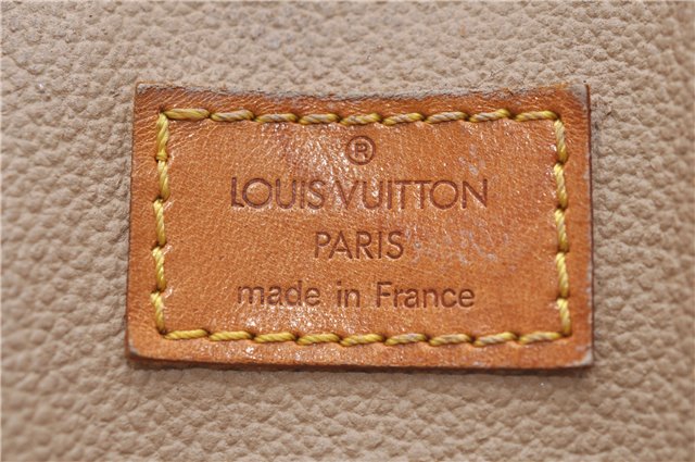 Authentic Louis Vuitton Monogram Sac Plat Hand Bag M51140 LV 0139D