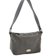 Authentic CELINE Vintage Shoulder Hand Bag Purse Nylon Leather Khaki Green 0139G