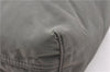 Authentic CELINE Vintage Shoulder Hand Bag Purse Nylon Leather Khaki Green 0139G