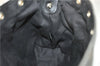 Authentic CELINE Vintage Shoulder Hand Bag Purse Nylon Leather Khaki Green 0139G