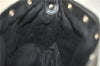 Authentic CELINE Vintage Shoulder Hand Bag Purse Nylon Leather Khaki Green 0139G
