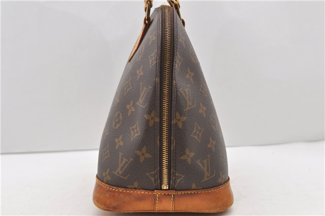 Authentic Louis Vuitton Monogram Alma Hand Bag Purse M51130 LV 0140D