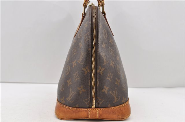 Authentic Louis Vuitton Monogram Alma Hand Bag Purse M51130 LV 0140D