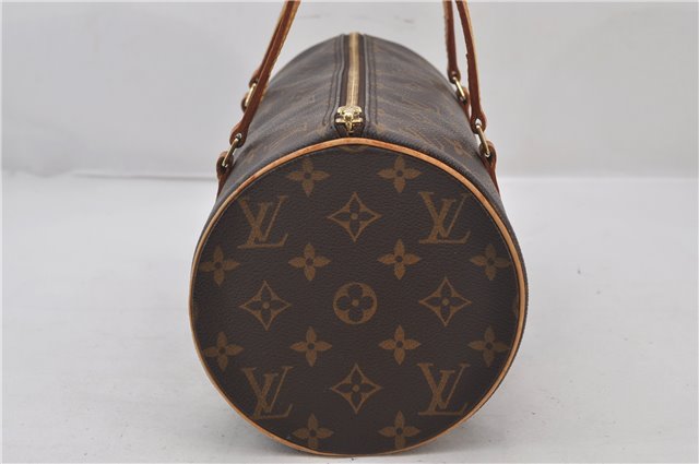 Authentic Louis Vuitton Monogram Papillon 30 Hand Bag M51385 LV 0140F