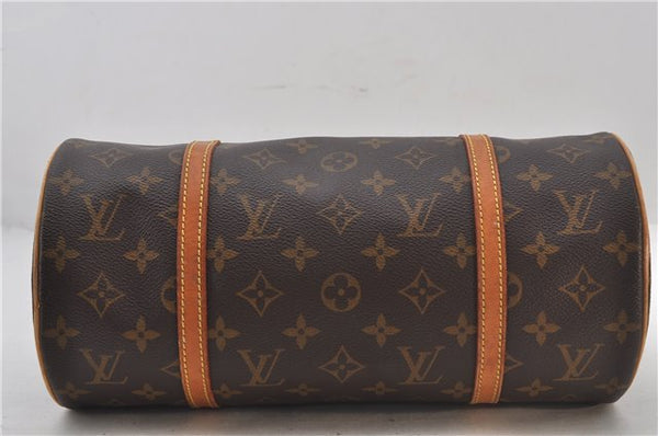 Authentic Louis Vuitton Monogram Papillon 30 Hand Bag M51385 LV 0140F