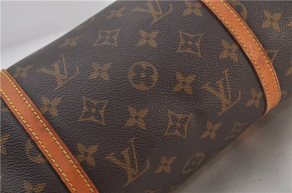 Authentic Louis Vuitton Monogram Papillon 30 Hand Bag M51385 LV 0140F