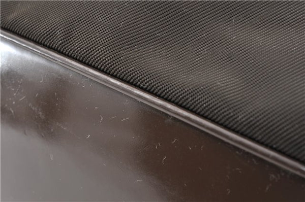 Authentic GUCCI Bamboo 2Way Shoulder Hand Bag Nylon Leather Khaki Green 0141G