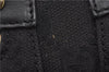 Authentic GUCCI Shoulder Cross Body Bag GG Canvas Leather 90762 Black 0142G