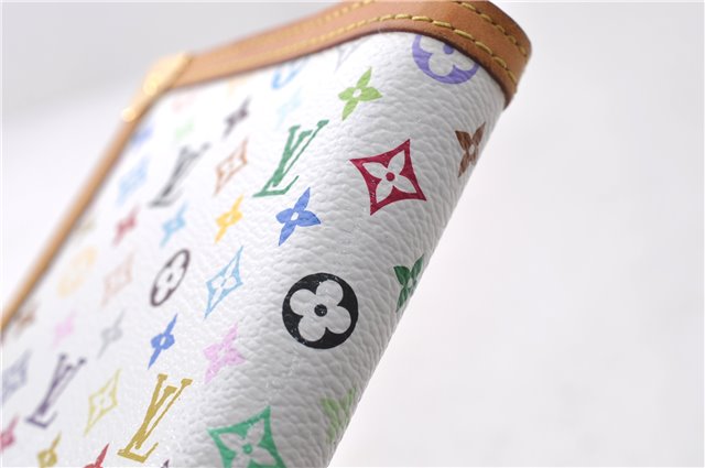 Louis Vuitton Monogram Multicolor Agenda PM Day Planner Cover R20896 White 0143D