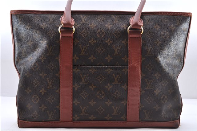Authentic Louis Vuitton Monogram Sac Weekend PM Tote Hand Bag M42425 LV 0144E