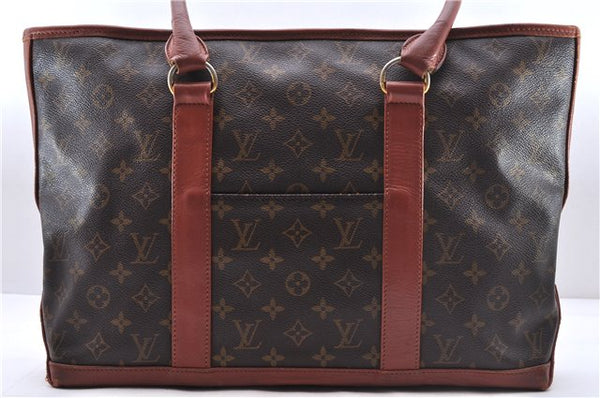 Authentic Louis Vuitton Monogram Sac Weekend PM Tote Hand Bag M42425 LV 0144E