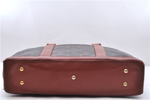 Authentic Louis Vuitton Monogram Sac Weekend PM Tote Hand Bag M42425 LV 0144E