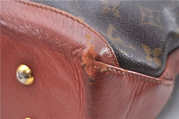 Authentic Louis Vuitton Monogram Sac Weekend PM Tote Hand Bag M42425 LV 0144E