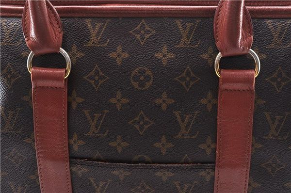 Authentic Louis Vuitton Monogram Sac Weekend PM Tote Hand Bag M42425 LV 0144E
