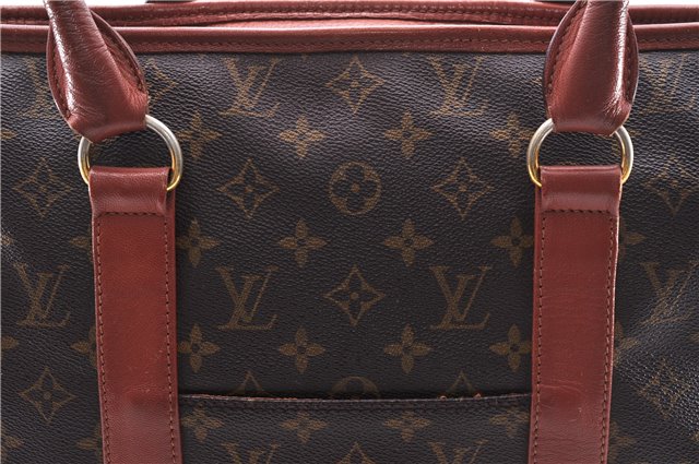 Authentic Louis Vuitton Monogram Sac Weekend PM Tote Hand Bag M42425 LV 0144E
