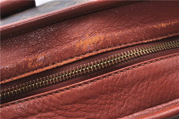 Authentic Louis Vuitton Monogram Sac Weekend PM Tote Hand Bag M42425 LV 0144E