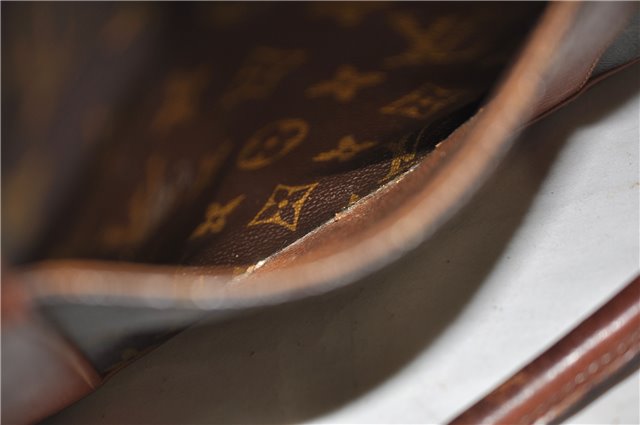 Authentic Louis Vuitton Monogram Sac Weekend PM Tote Hand Bag M42425 LV 0144E