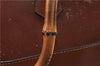 Authentic GUCCI Vintage Bamboo 2Way Shoulder Hand Bag Leather Brown Junk 0144G