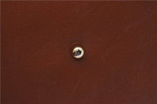 Authentic GUCCI Vintage Bamboo 2Way Shoulder Hand Bag Leather Brown Junk 0144G