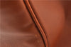 Authentic GUCCI Vintage Bamboo 2Way Shoulder Hand Bag Leather Brown Junk 0144G