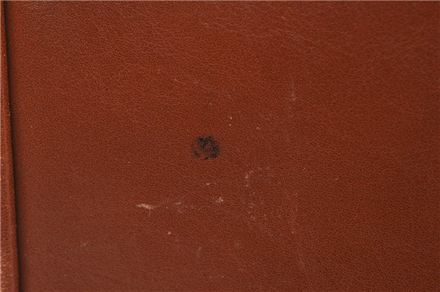 Authentic GUCCI Vintage Bamboo 2Way Shoulder Hand Bag Leather Brown Junk 0144G