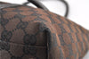 Authentic GUCCI Vintage Shoulder Tote Bag GG Canvas Leather 257302 Brown 0145G