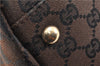 Authentic GUCCI Vintage Shoulder Tote Bag GG Canvas Leather 257302 Brown 0145G