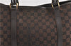 Authentic GUCCI Vintage Shoulder Tote Bag GG Canvas Leather 257302 Brown 0145G