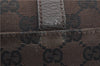 Authentic GUCCI Vintage Shoulder Tote Bag GG Canvas Leather 257302 Brown 0145G