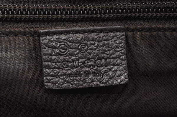 Authentic GUCCI Vintage Shoulder Tote Bag GG Canvas Leather 257302 Brown 0145G