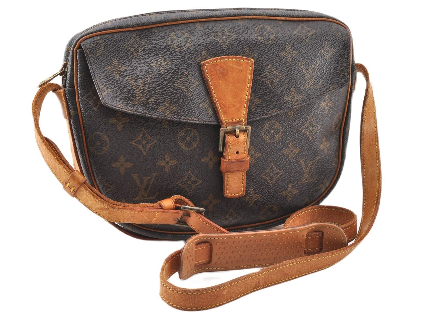 Authentic Louis Vuitton Monogram Jeune Fille MM M51226 Shoulder Cross Bag 0146G