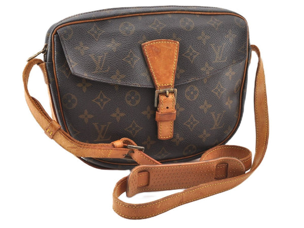 Authentic Louis Vuitton Monogram Jeune Fille MM M51226 Shoulder Cross Bag 0146G