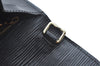 Auth Louis Vuitton Epi Pochette Sellier Dragonne Clutch Bag M52612 Black 0148G