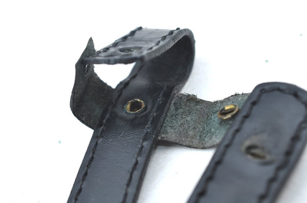 Auth Louis Vuitton Epi Pochette Sellier Dragonne Clutch Bag M52612 Black 0148G