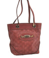 Authentic GUCCI Guccissima Tote Hand Bag Purse GG Leather 145994 Red 0149I