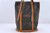 Authentic Louis Vuitton Monogram Bucket GM Shoulder Bag M42236 LV Junk 0150D