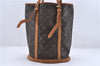 Authentic Louis Vuitton Monogram Bucket GM Shoulder Bag M42236 LV Junk 0150D