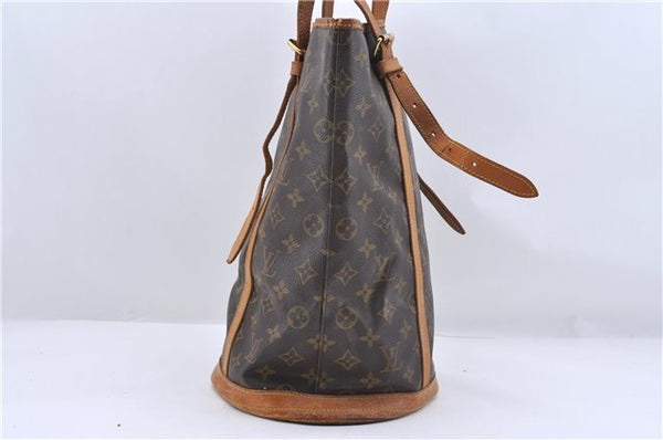 Authentic Louis Vuitton Monogram Bucket GM Shoulder Bag M42236 LV Junk 0150D