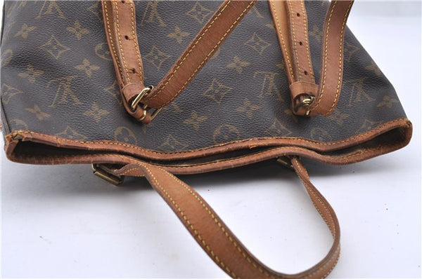 Authentic Louis Vuitton Monogram Bucket GM Shoulder Bag M42236 LV Junk 0150D