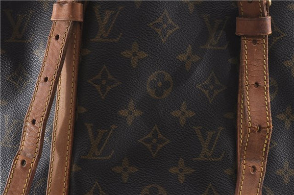 Authentic Louis Vuitton Monogram Bucket GM Shoulder Bag M42236 LV Junk 0150D